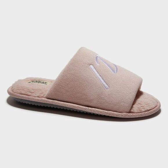 𝅺⭐️nwt Dearfoams Bridal I Do Crew Giftable Slide Slippers⭐️ - Picture 2 of 5